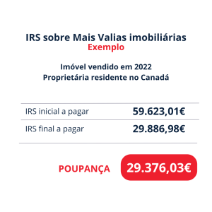 Casal Canadá - Mais-Valias Imobiliárias